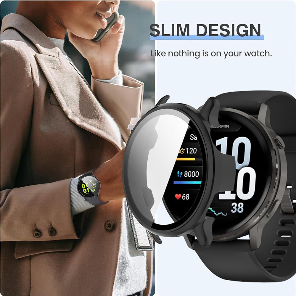 Techsuit - Defense360 Pro + Screen Protector - Garmin Venu 4 45mm - Beige