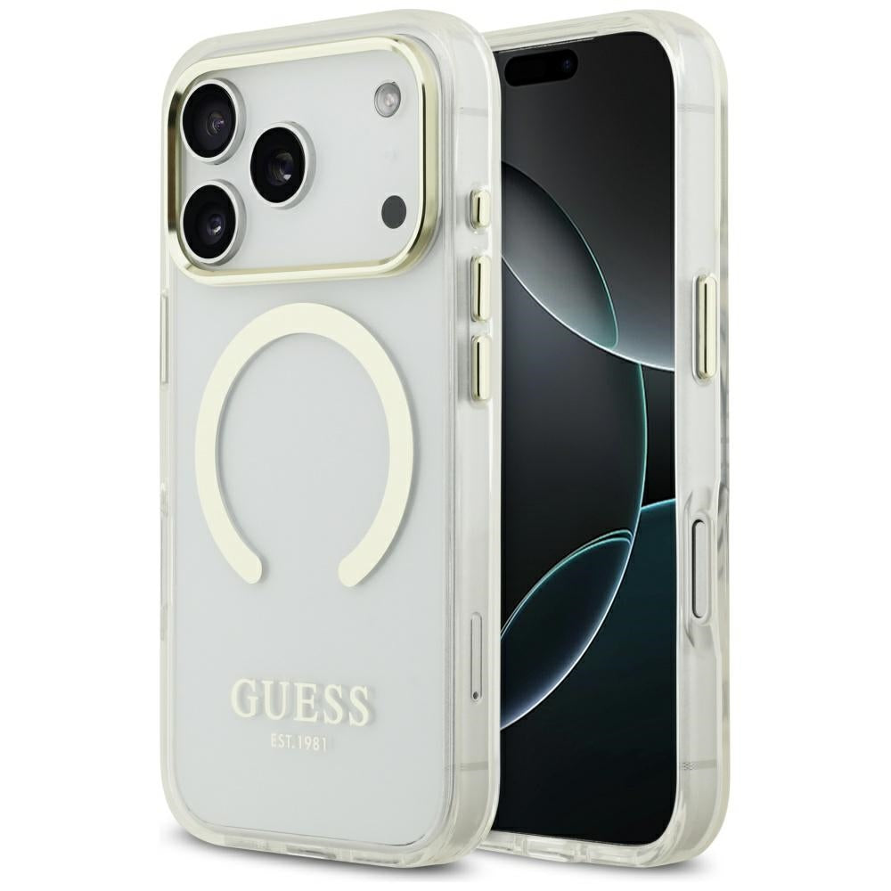 Guess - Metal Outline MagSafe (GUHMP17XHTRMD) - iPhone 17 Pro Max - Gold