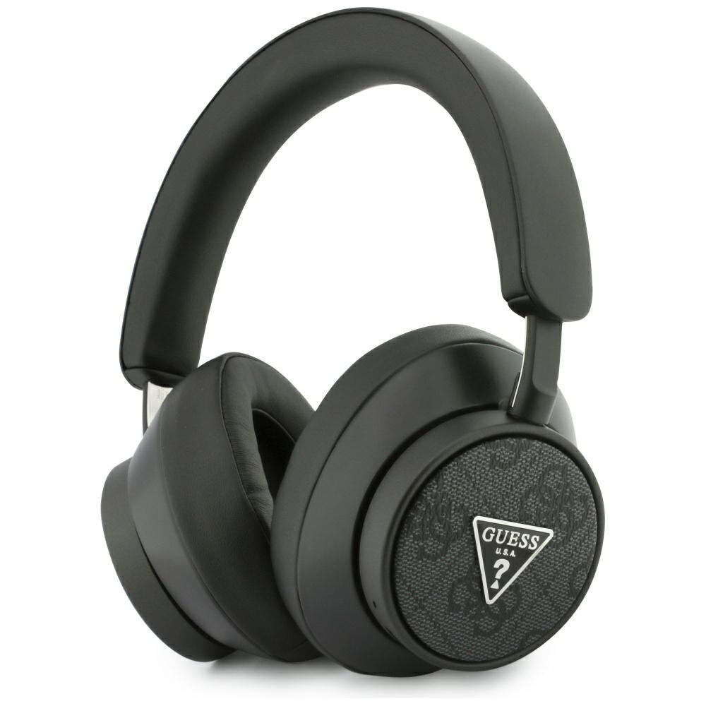 Guess - Wireless Headphones 4G Triangle Logo (GUBHC15PMRTRK) - Bluetooth V5.4, IPX4, ENC Technology, Over-ear - Black