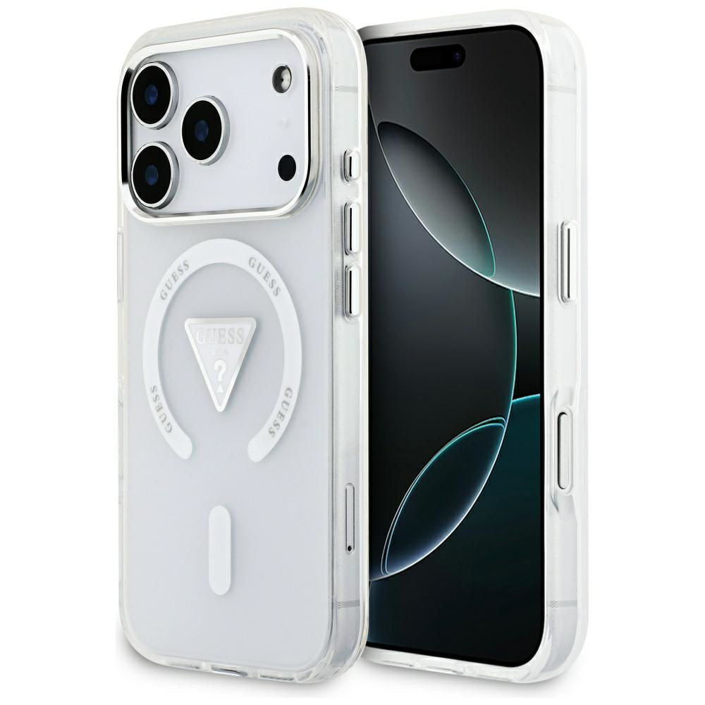 Guess - IML Gradient Triangle Logo MagSafe (GUHMP17LHGTMLCGT) - iPhone 17 Pro - Clear