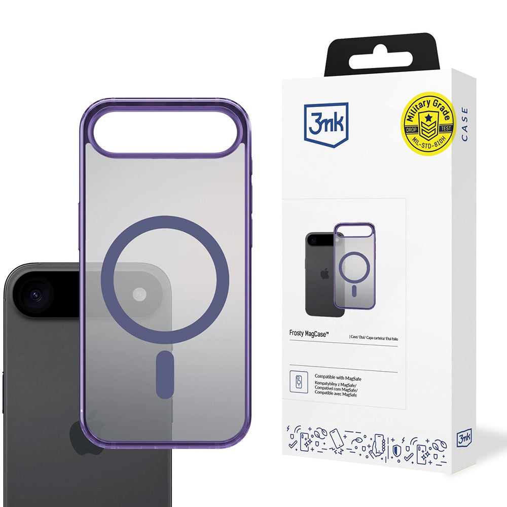 3mk - Frosty MagCase - iPhone 17 Air - Purple