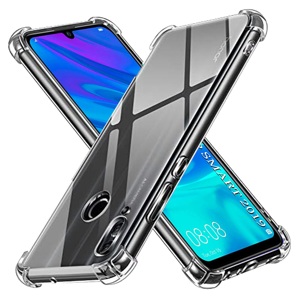 Techsuit - Shockproof Clear Silicone - Huawei P Smart 2019 - Clear