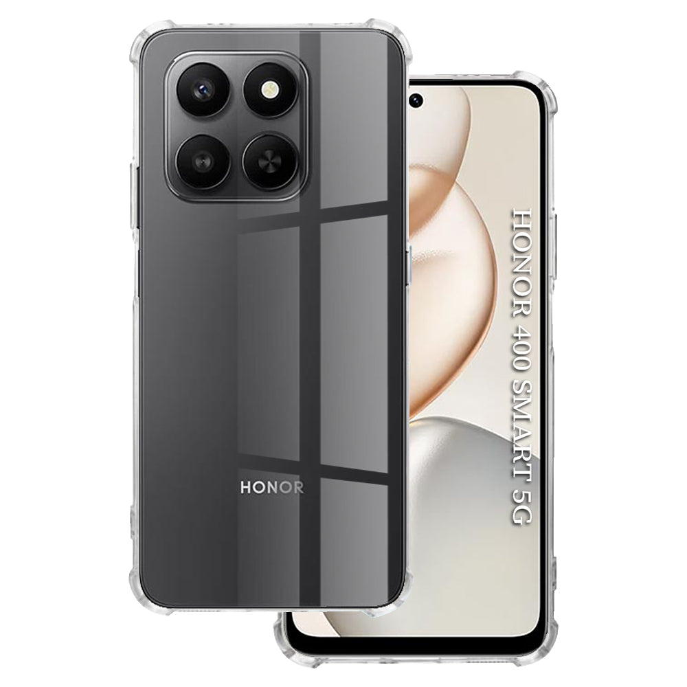 Techsuit - Shockproof Clear Silicone - Honor 400 Smart 5G / 400 Smart 4G / X7d 4G - Clear