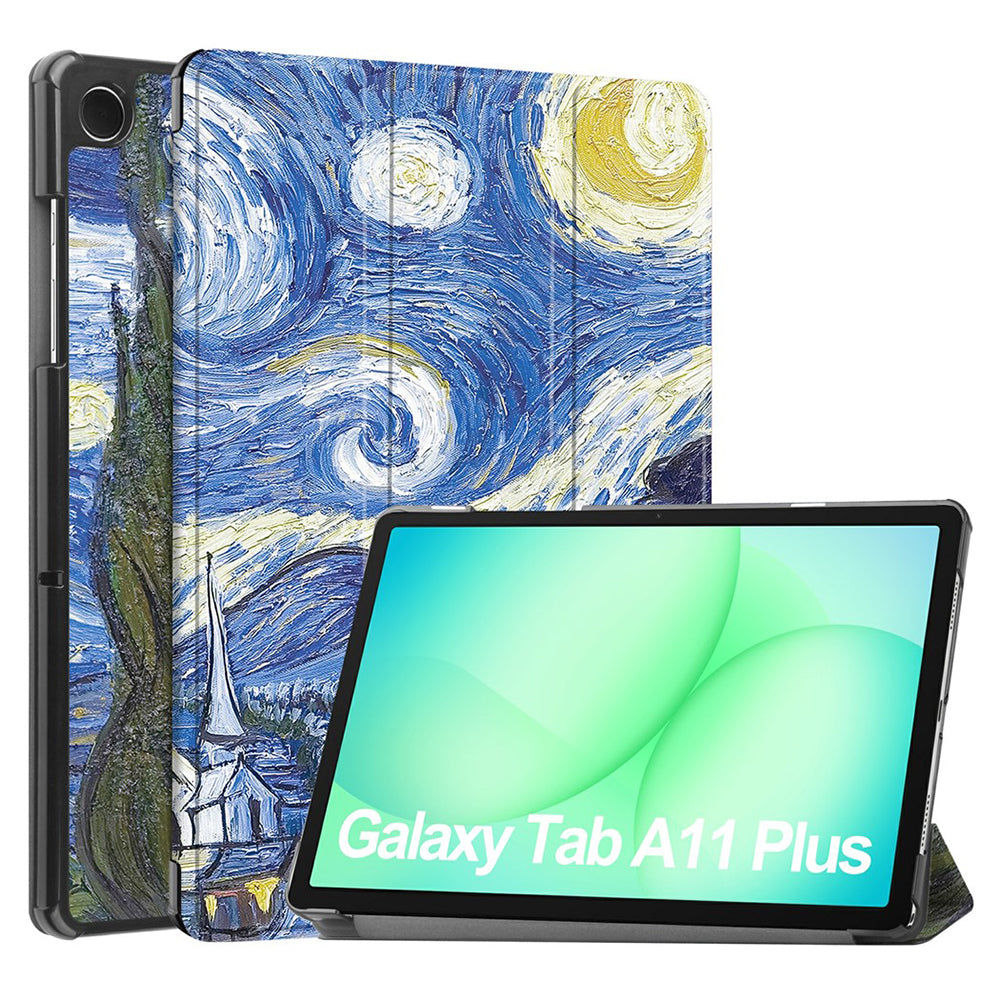 Techsuit - FoldPro - Galaxy Tab A11 Plus / A9 Plus - Starry Night