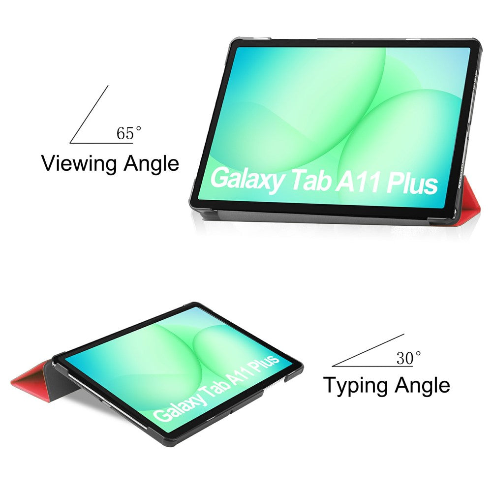 Techsuit - FoldPro - Galaxy Tab A11 Plus / A9 Plus - Red