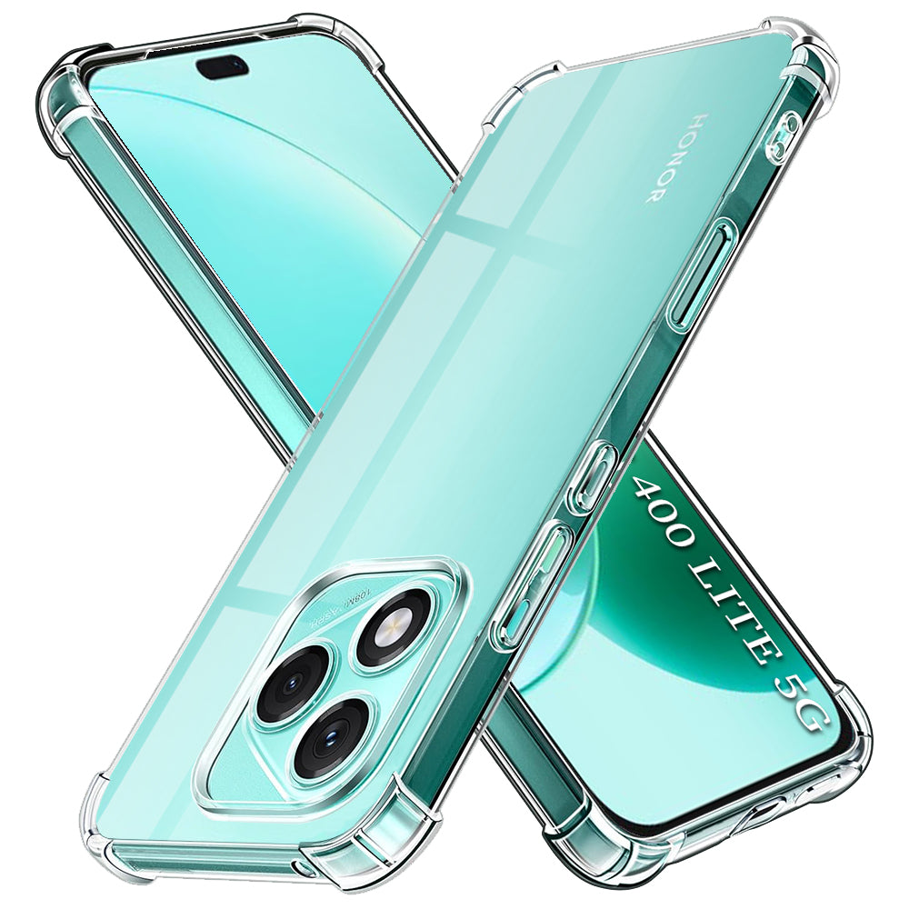 Techsuit - Shockproof Clear Silicone - Honor 400 Lite - Clear