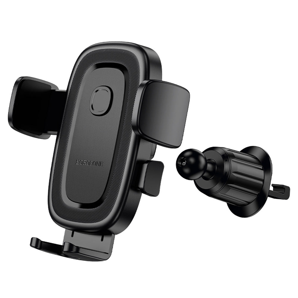 Borofone - Car Holder Follower (BH131) - for Air Vent, 4.5-7.0inch - Black