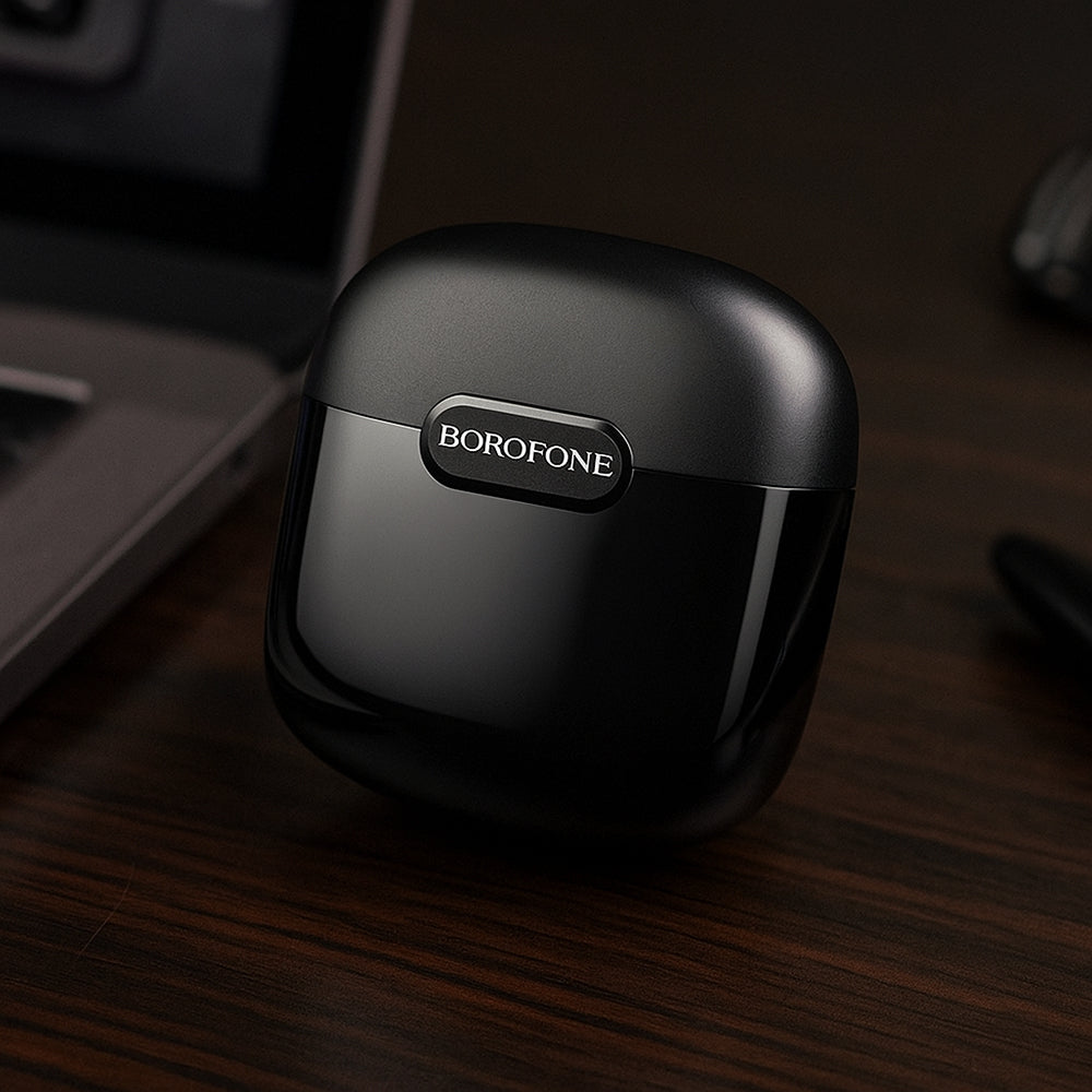 Borofone - Wireless Earbuds Charm (BW29) - Bluetooth V5.3, True Wireless, 200mAh - Black