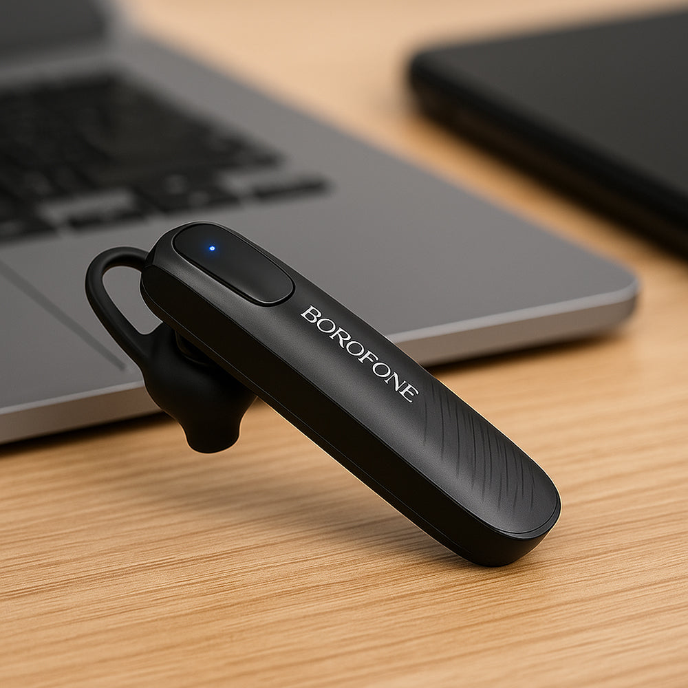 Borofone - Bluetooth Headset (BC20) - A2DP/HS/HF/AVRCP, Hands-Free, Microphone - Black