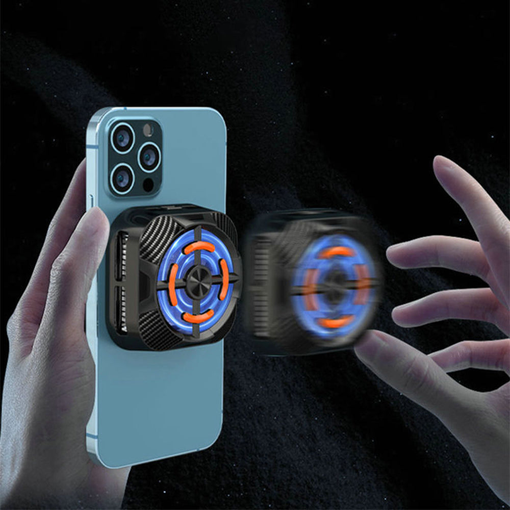 Borofone - Travel magnetic Phone Radiator (BG15) - Magnetic, 5000RPM, Lights - Black