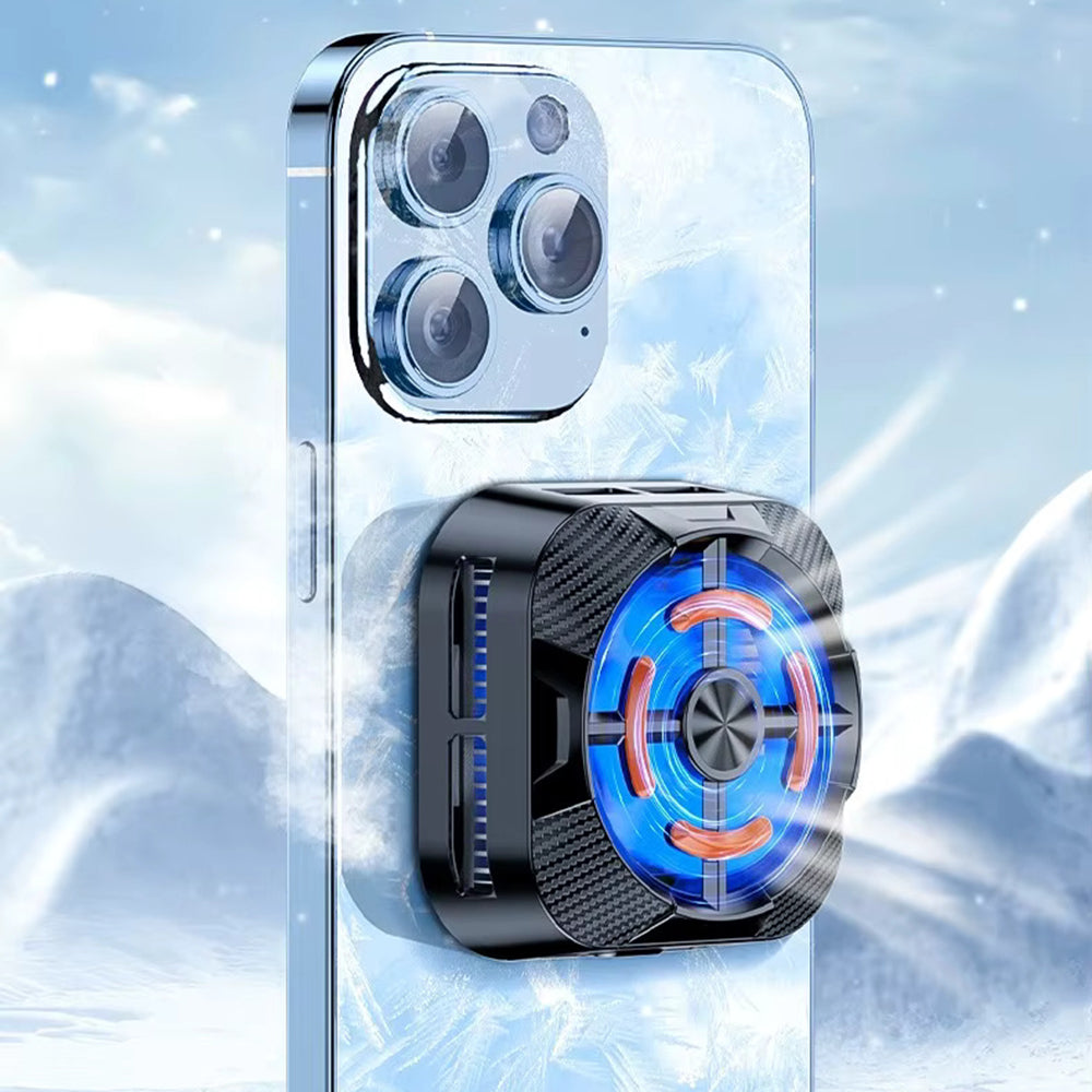 Borofone - Travel magnetic Phone Radiator (BG15) - Magnetic, 5000RPM, Lights - Black