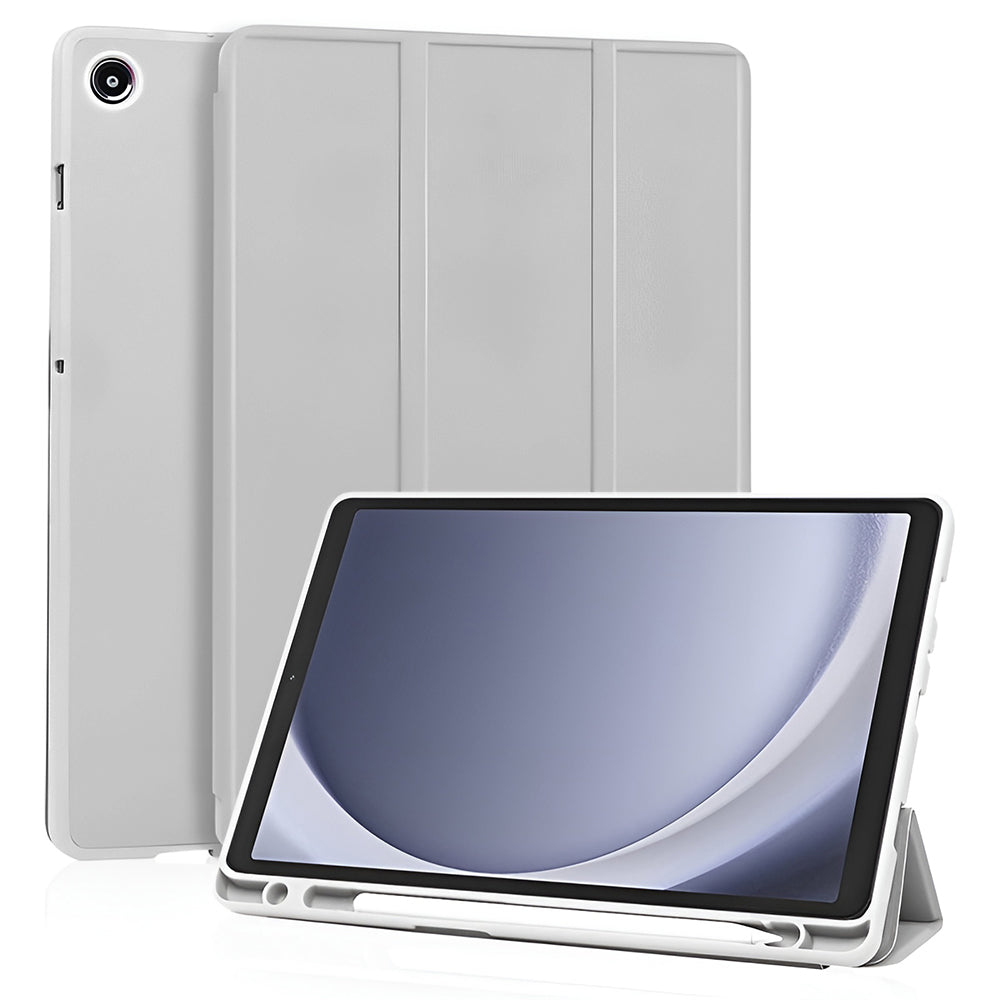 Techsuit - Flex Trifold (with Pencil Holder) - Galaxy Tab A11 / A9 - Gray