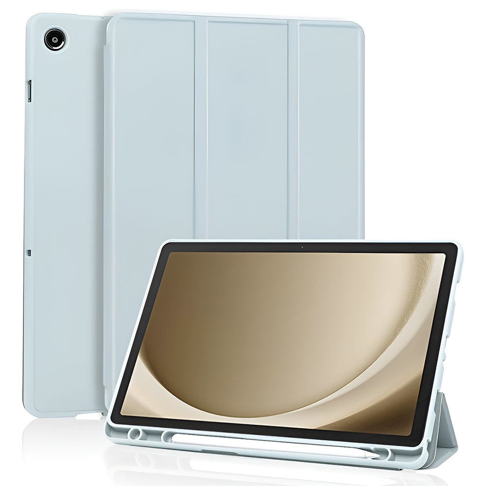 Techsuit - Flex Trifold (with Pencil Holder) - Galaxy Tab A11 Plus / A9 Plus - Sky Blue