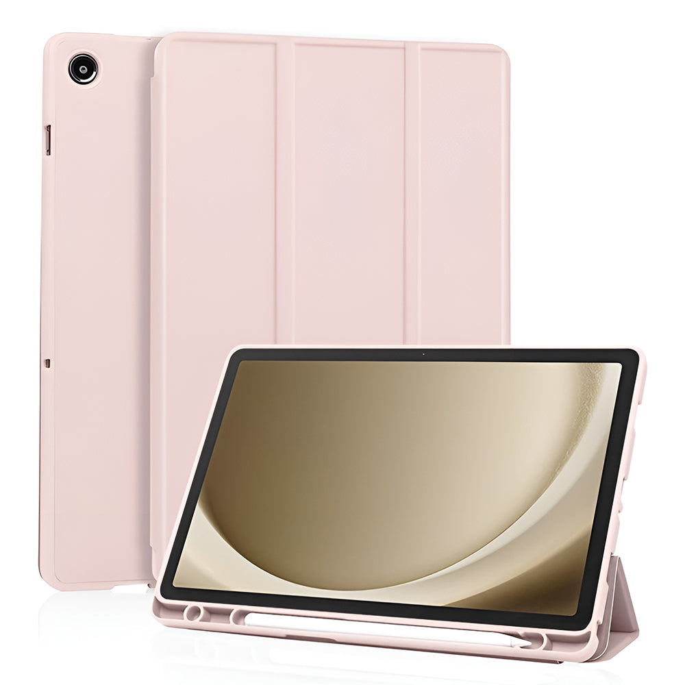 Techsuit - Flex Trifold (with Pencil Holder) - Galaxy Tab A11 Plus / A9 Plus - Pink