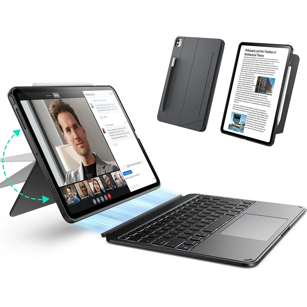 ESR - Shift Keyboard Case - iPad Pro 13 (2024) / iPad Pro 13 (2025) - Dark Gray