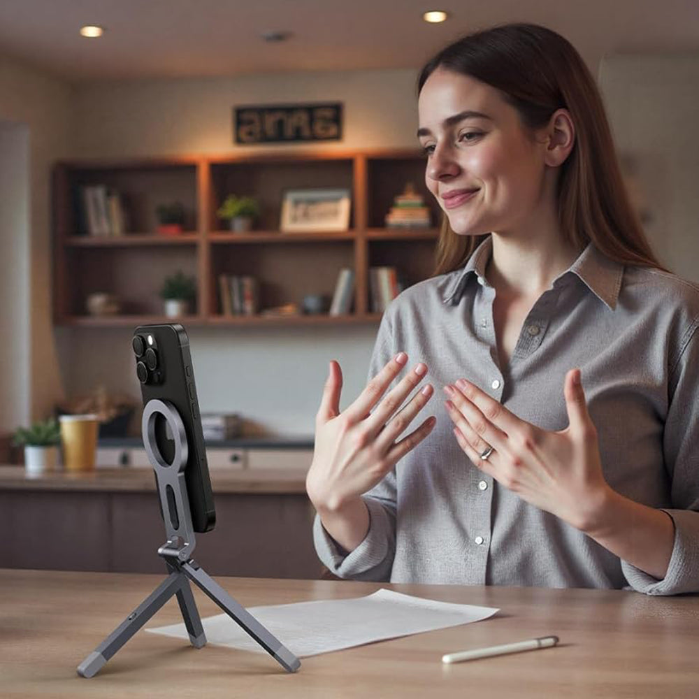 Mcdodo - Mobile Phone Magnetic Stand (TB-6210) - Aluminum Alloy - Grey