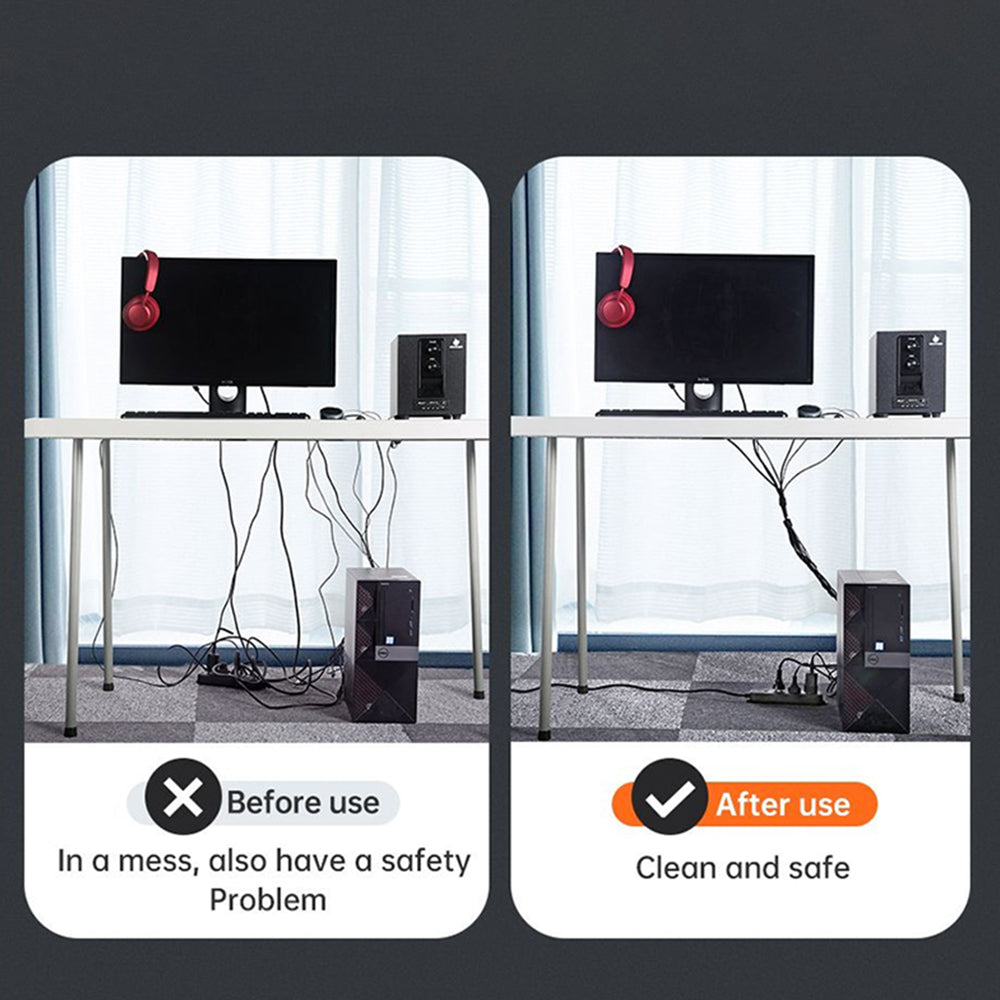 Mcdodo - Cable Organizer Belt (VS-0961) - Velcro Straps, 3m - Black