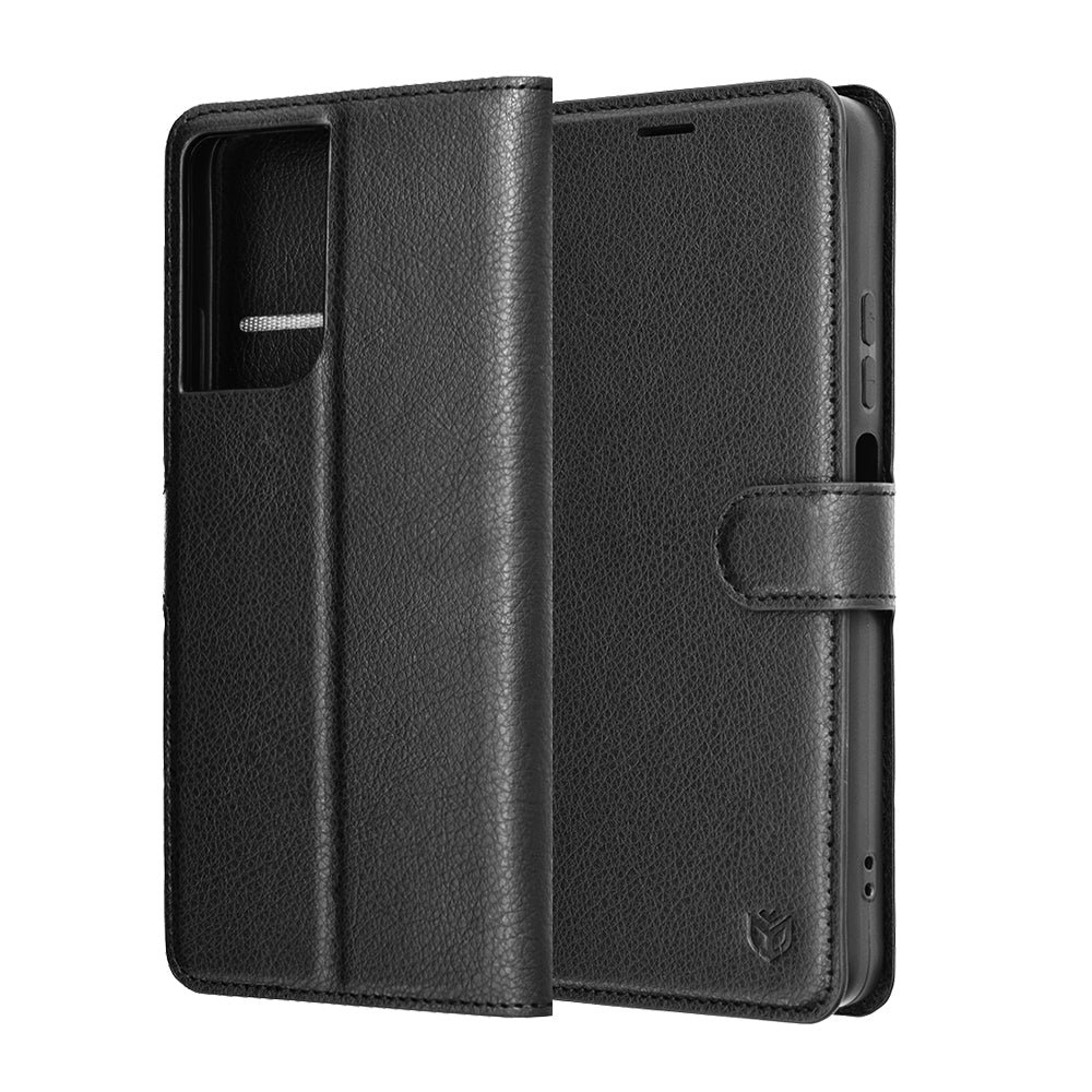 Techsuit - Leather Folio - Motorola Moto G06 - Black