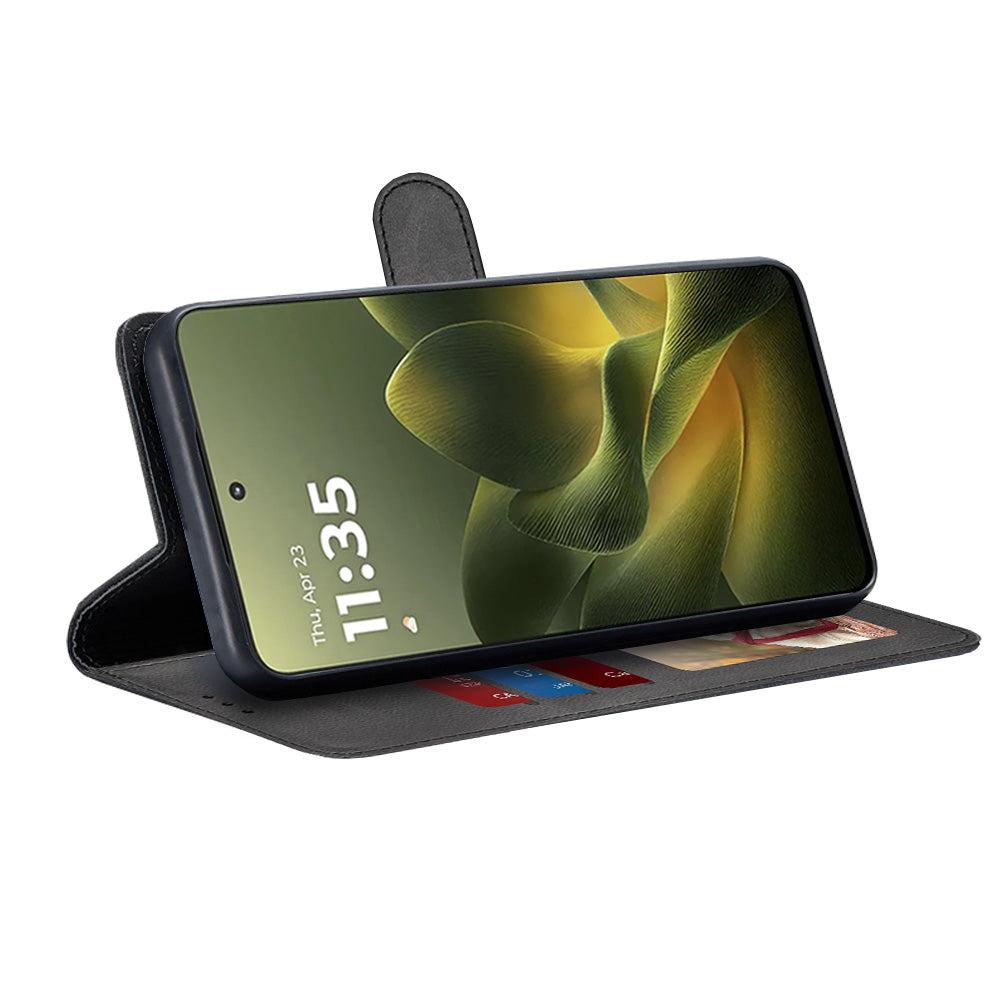 Techsuit - Diary Book - Motorola Edge 70 - Black