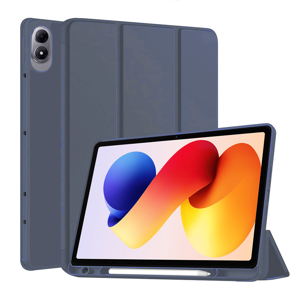 Techsuit - Flex Trifold (with Pencil Holder) - Xiaomi Redmi Pad 2 Pro - Dark Blue