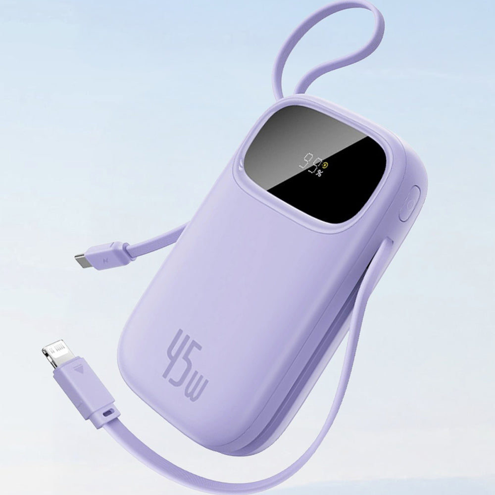 Baseus EnerFill FC31 Qpow 3 Power Bank 10000mAh 45W Moon White