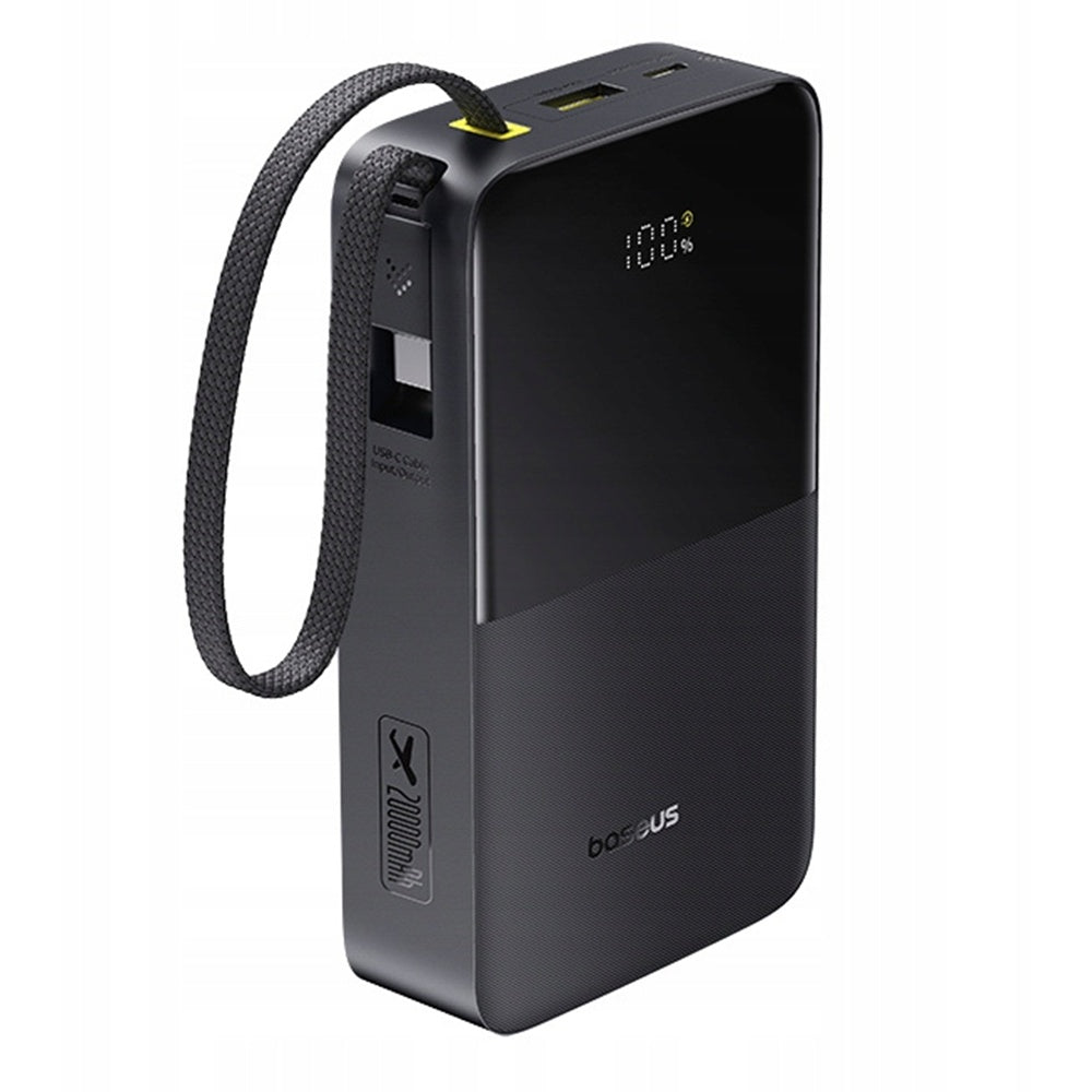 Baseus EnerFill Bipow2 Pro Power Bank 20000mAh 22.5W με Θύρα USB-A και Θύρα USB-C Cosmic Black