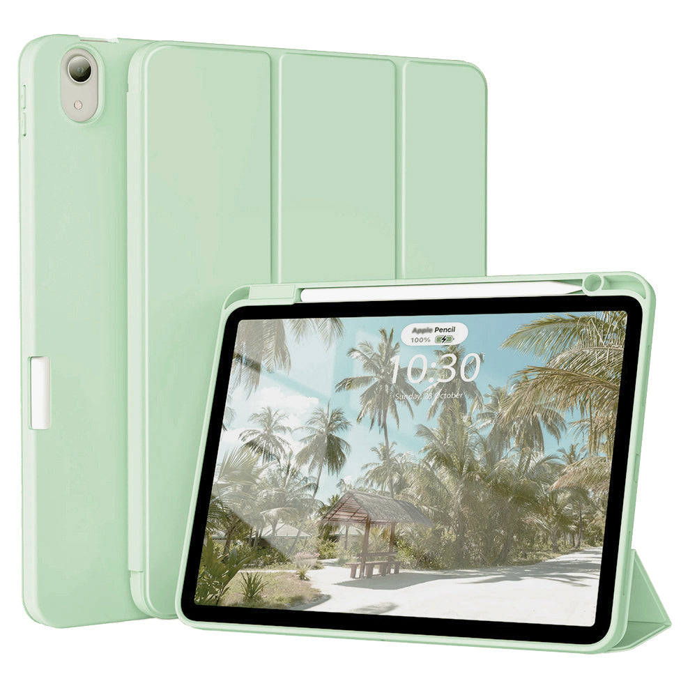 Techsuit - Flex Trifold (with Pencil Holder) - iPad Air 4 (2020) / Air 5 (2022) - Matcha Green