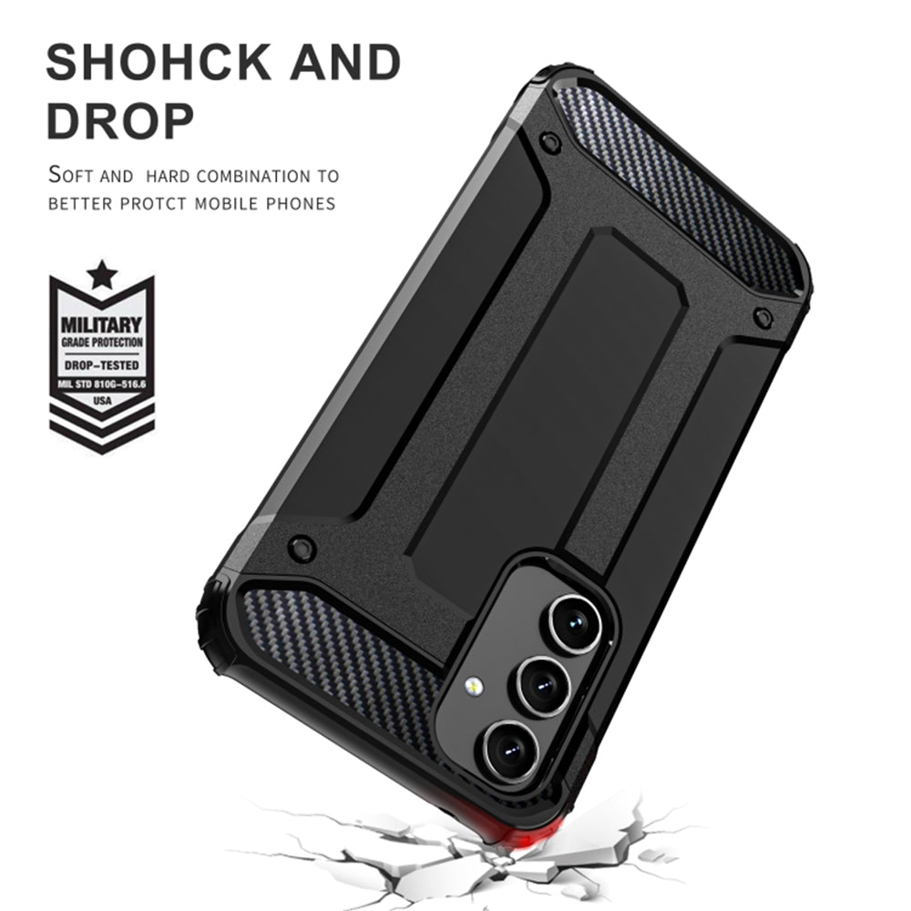 Techsuit - Hybrid Armor - Samsung Galaxy A54 - Black