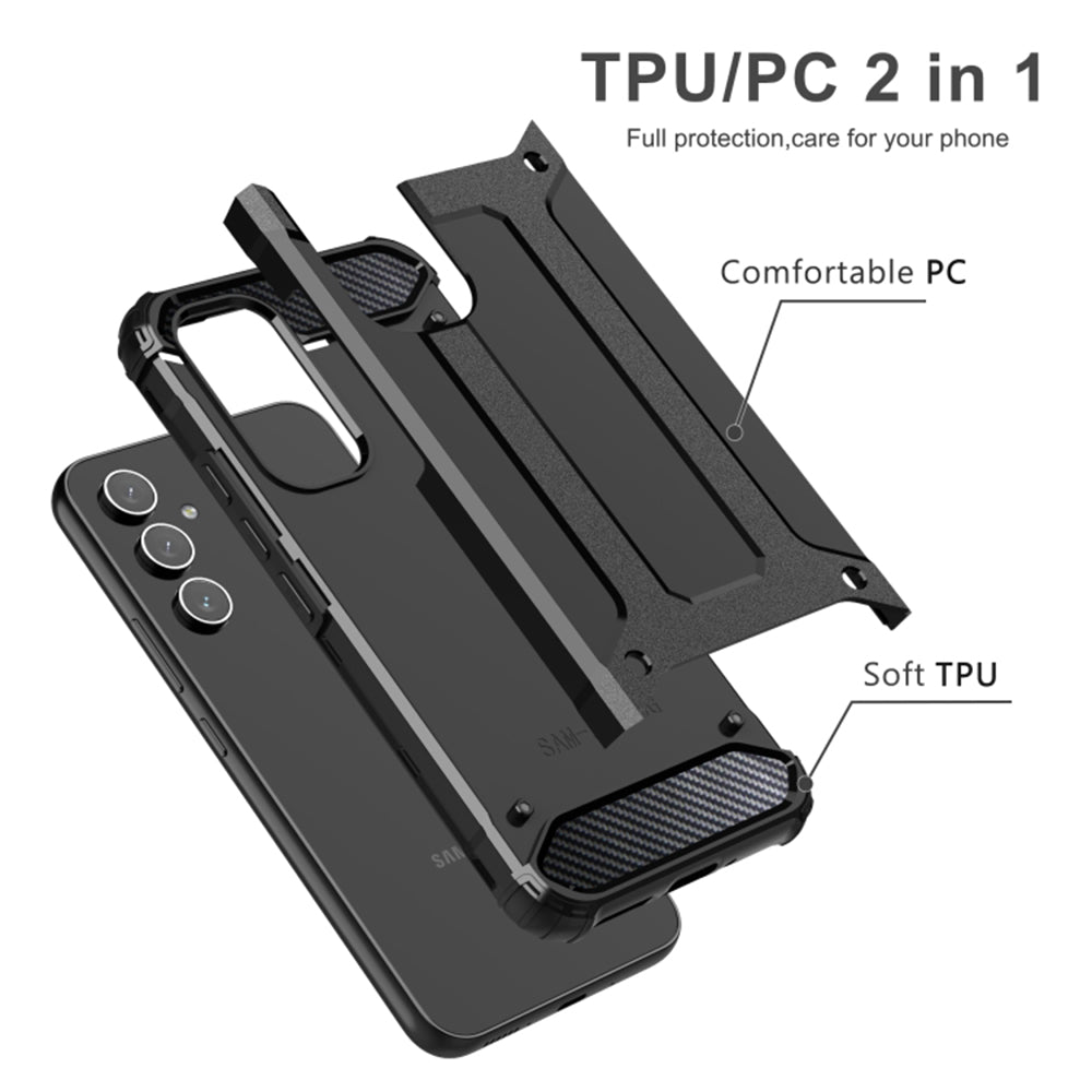 Techsuit - Hybrid Armor - Samsung Galaxy A54 - Black