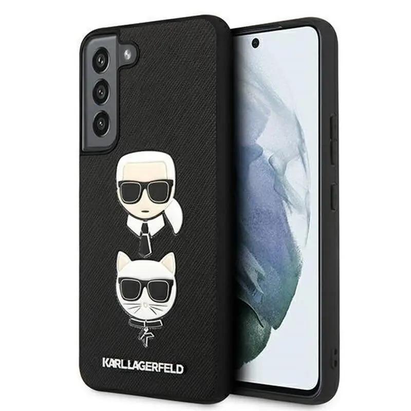 Karl Lagerfeld Ikonik Saffiano Hard Case "karl & Choupette Head" Θήκη Προστασίας Απο Δερματινη – Galaxy S22 5g (μαυρο για Klhcs22ssakickcbk) – PhoneBazaar
