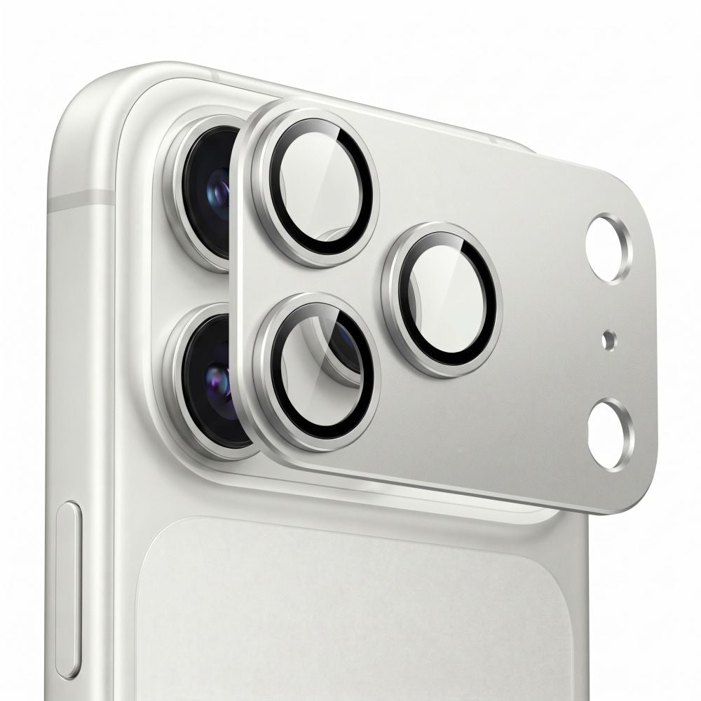 Tech-Protect Camfull Fit+ Προστατευτικό Κάμερας για iPhone 17 Pro Max - iPhone 18 Pro Max - Ασημί