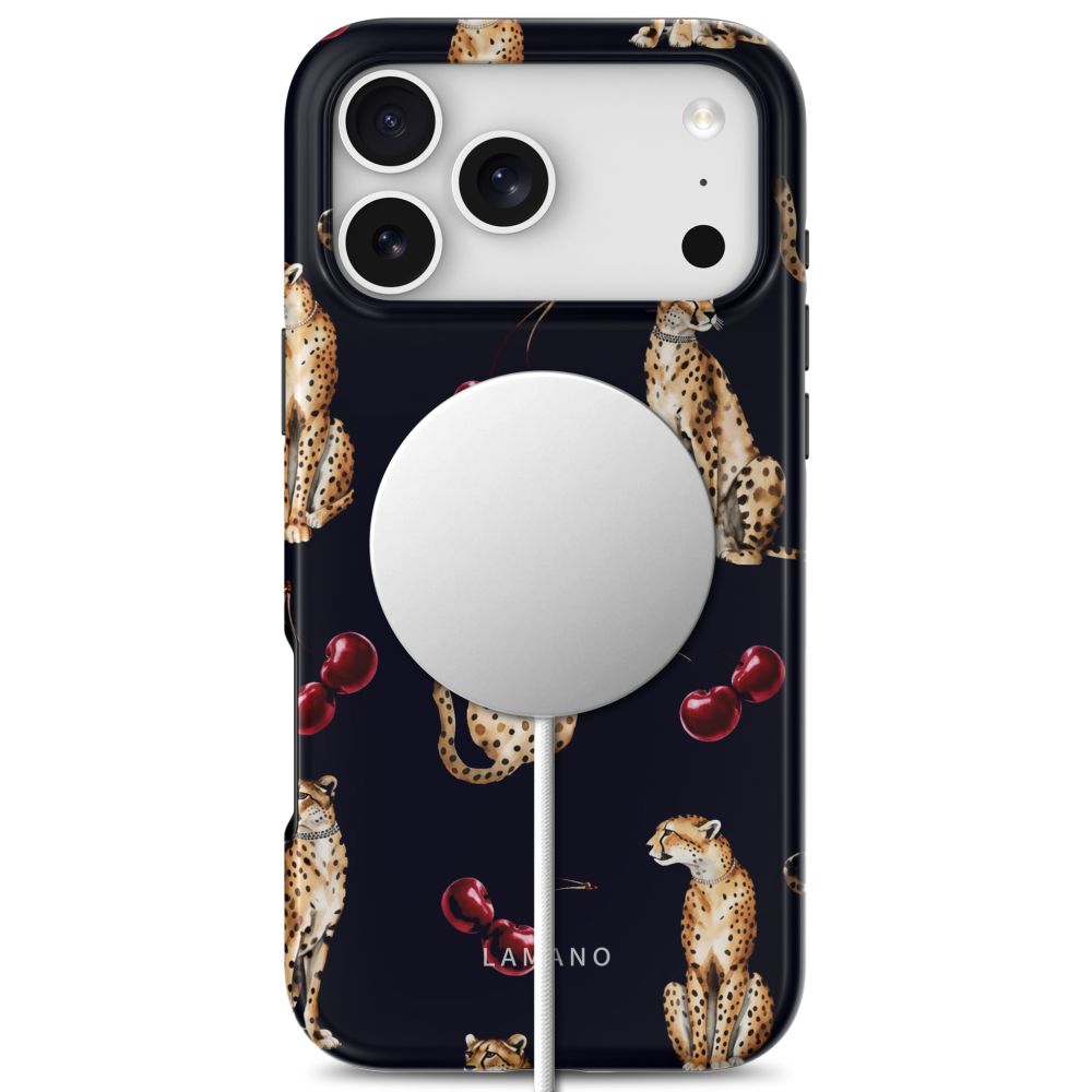 Θήκη Tech-Protect LAMANO MagSafe iPhone 17 PRO MAX / 18 PRO MAX Midnight Cherry - iPhone 17 Pro Max