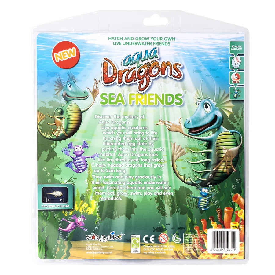 Aqua Dragons Special Edition Kit Sea Friends Συνοδευτικό βιβλίο: "Θαλάσσιοι φίλοι" (4012) κατάλληλο για παιδιά 6 ετών και άνω