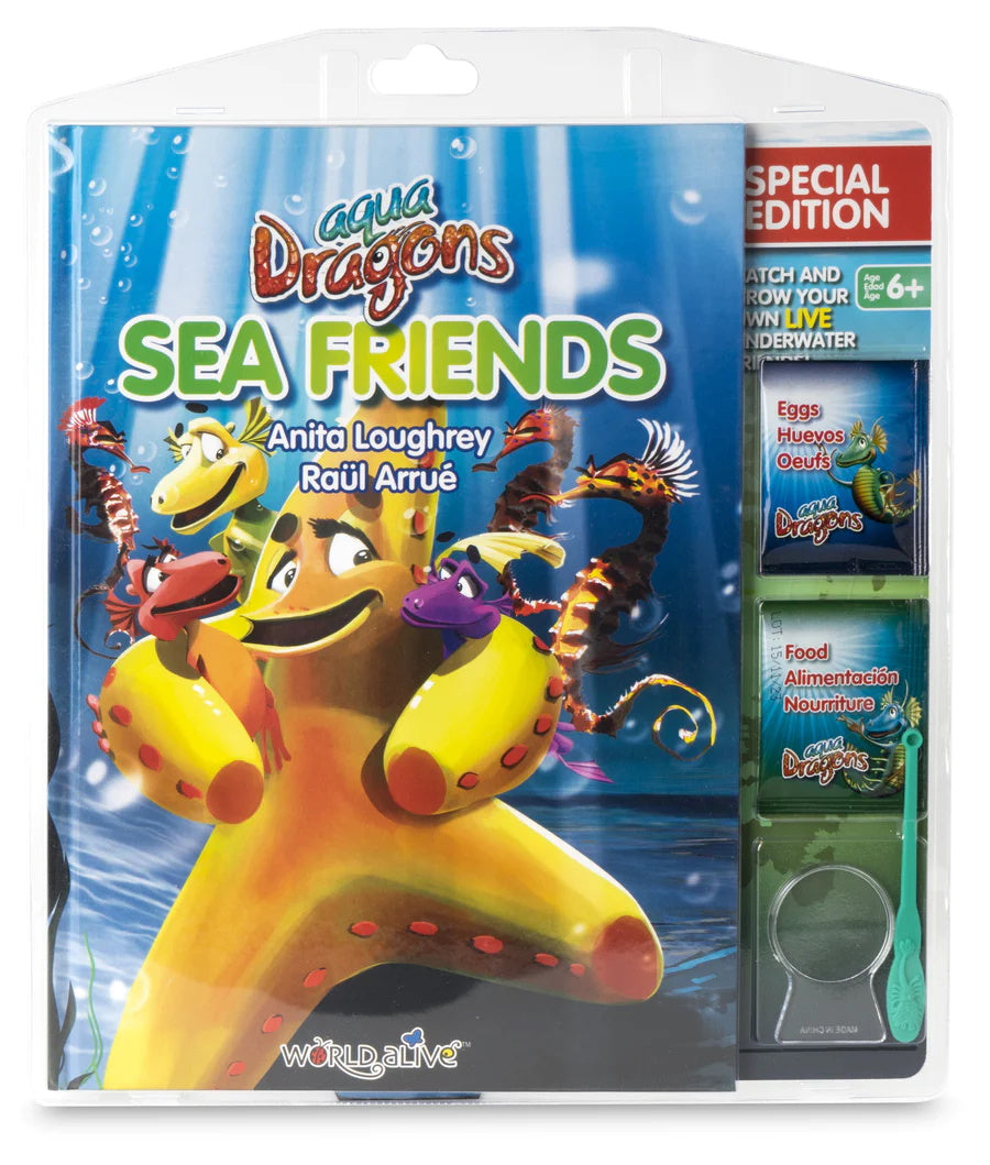 Aqua Dragons Special Edition Kit Sea Friends Συνοδευτικό βιβλίο: "Θαλάσσιοι φίλοι" (4012) κατάλληλο για παιδιά 6 ετών και άνω
