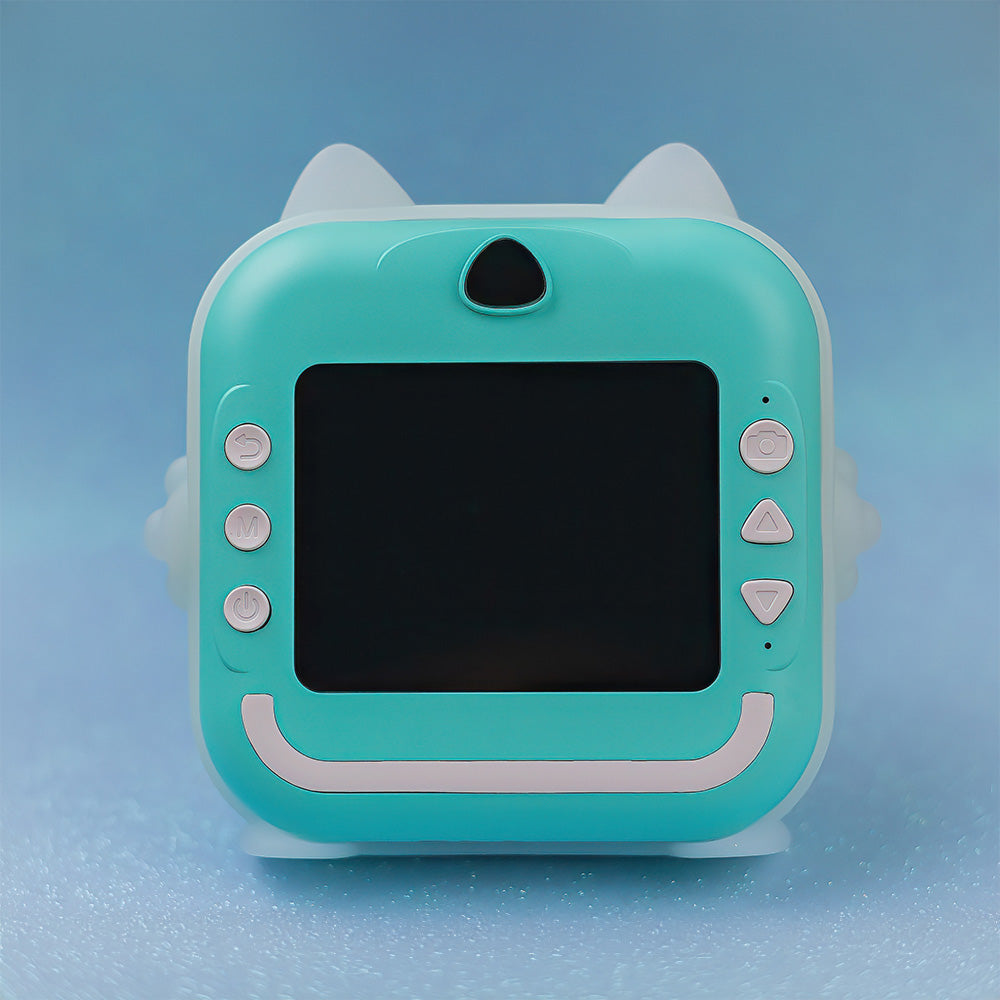 Maxlife printing camera MXPC-100 blue - Παιδική ψηφιακή φωτογραφική μηχανή στιγμιαιας εκτύπωσης σε μπλε χρώμα