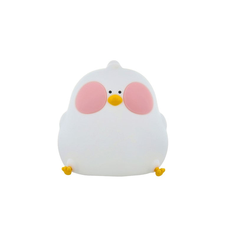 Forever Light LED Night Lamp Hungry Chicken FNL-10 Φωτιστικό νυκτός από μαλακή σιλικόνη με ενσωματωμένο χρονοδιακόπτη