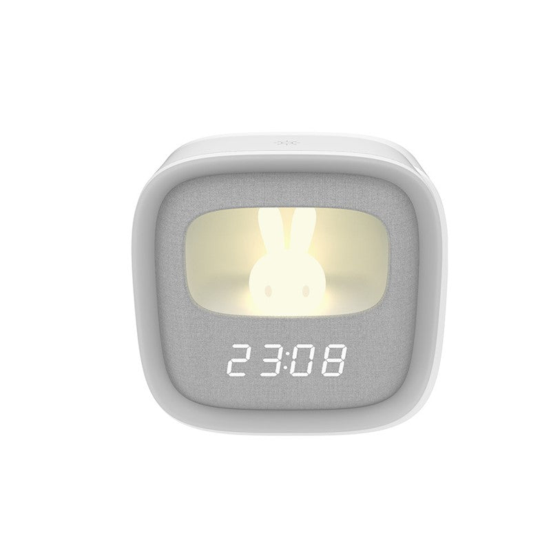 Forever Light Alarm clock with LED Bunny night light - Νυχτερινό φωτάκι / ξυπνητήρι με ενσωματωμένη φιγούρα Κούνελου (FNL-06)