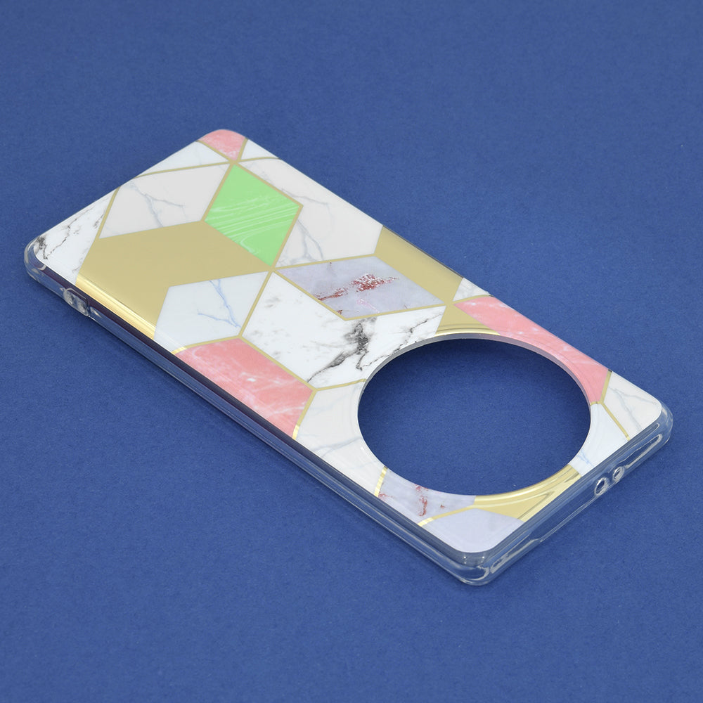 Techsuit - Marble Series - Honor Magic5 Lite - Purple Hex