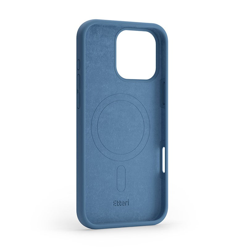 Etteri Silicone Mag case for iPhone 16 Pro Max - Θήκη προστασίας iPhone 16 Pro Max σε Μπλε Χρώμα