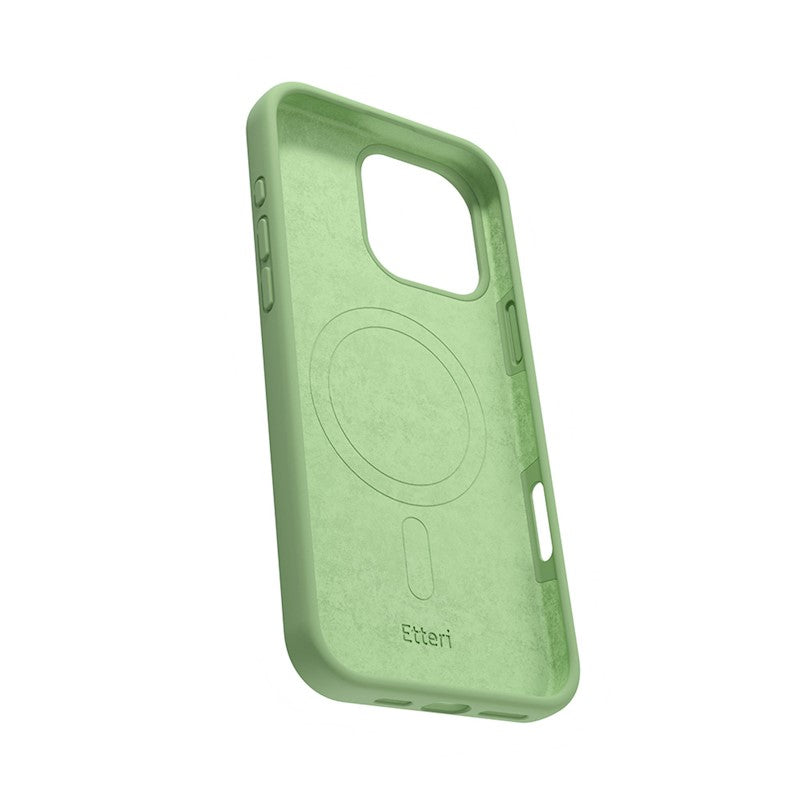 Etteri Silicone Mag case for iPhone 16 Pro Max - Θήκη προστασίας iPhone 16 Pro Max σε Πράσινο Χρώμα
