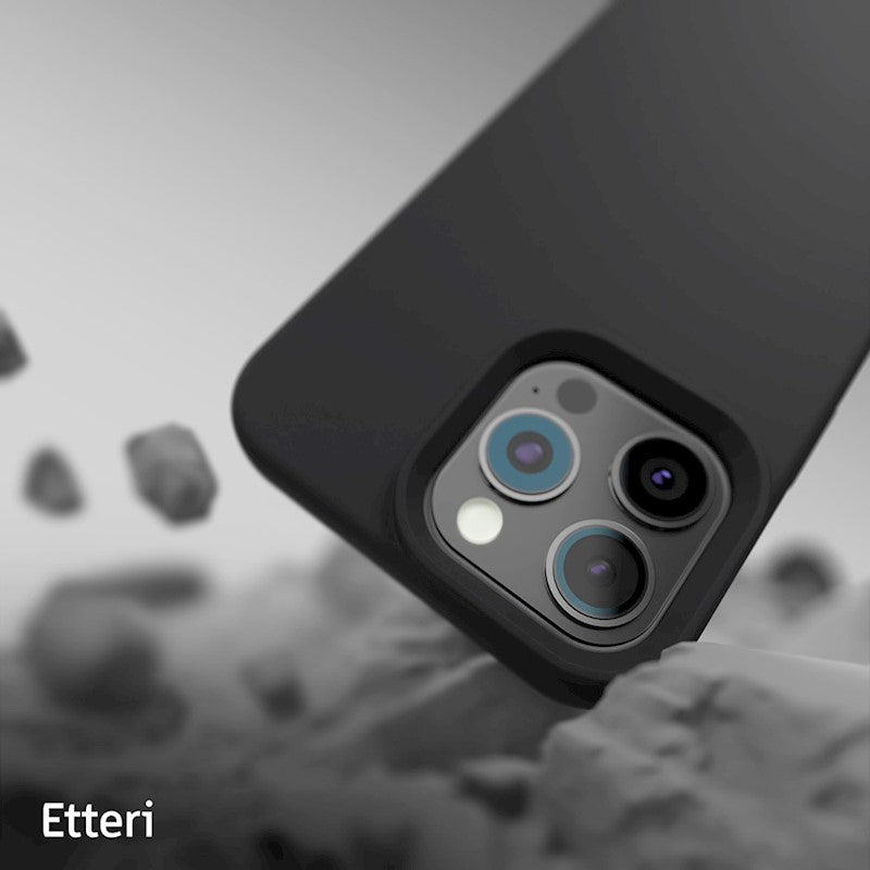 Etteri Silicone Mag case for iPhone 16 Pro Max - Θήκη προστασίας iPhone 16 Pro Max σε Μαύρο Χρώμα