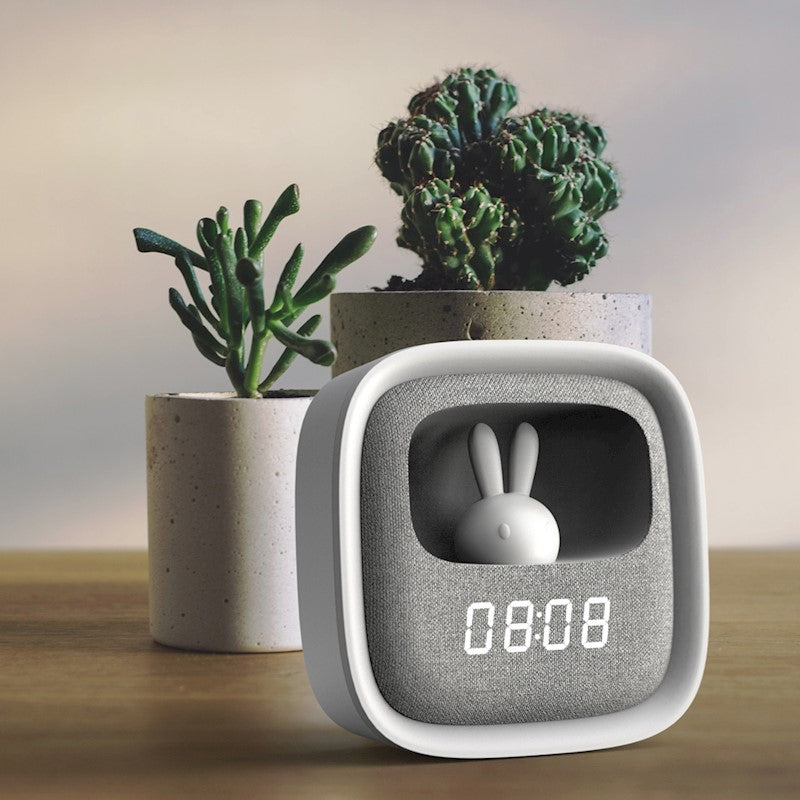 Forever Light Alarm clock with LED Bunny night light - Νυχτερινό φωτάκι / ξυπνητήρι με ενσωματωμένη φιγούρα Κούνελου (FNL-06)