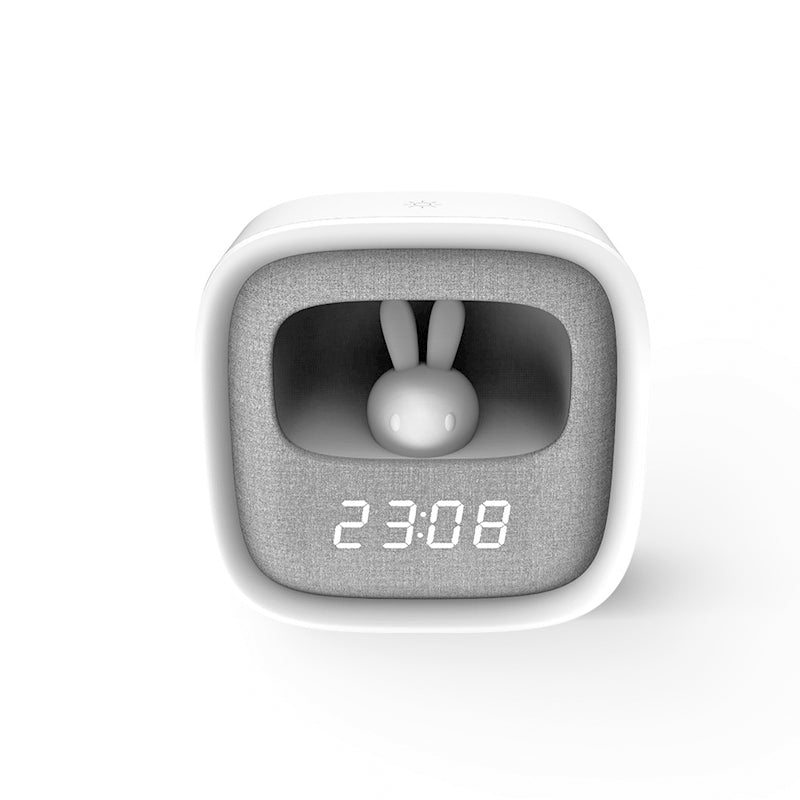 Forever Light Alarm clock with LED Bunny night light - Νυχτερινό φωτάκι / ξυπνητήρι με ενσωματωμένη φιγούρα Κούνελου (FNL-06)