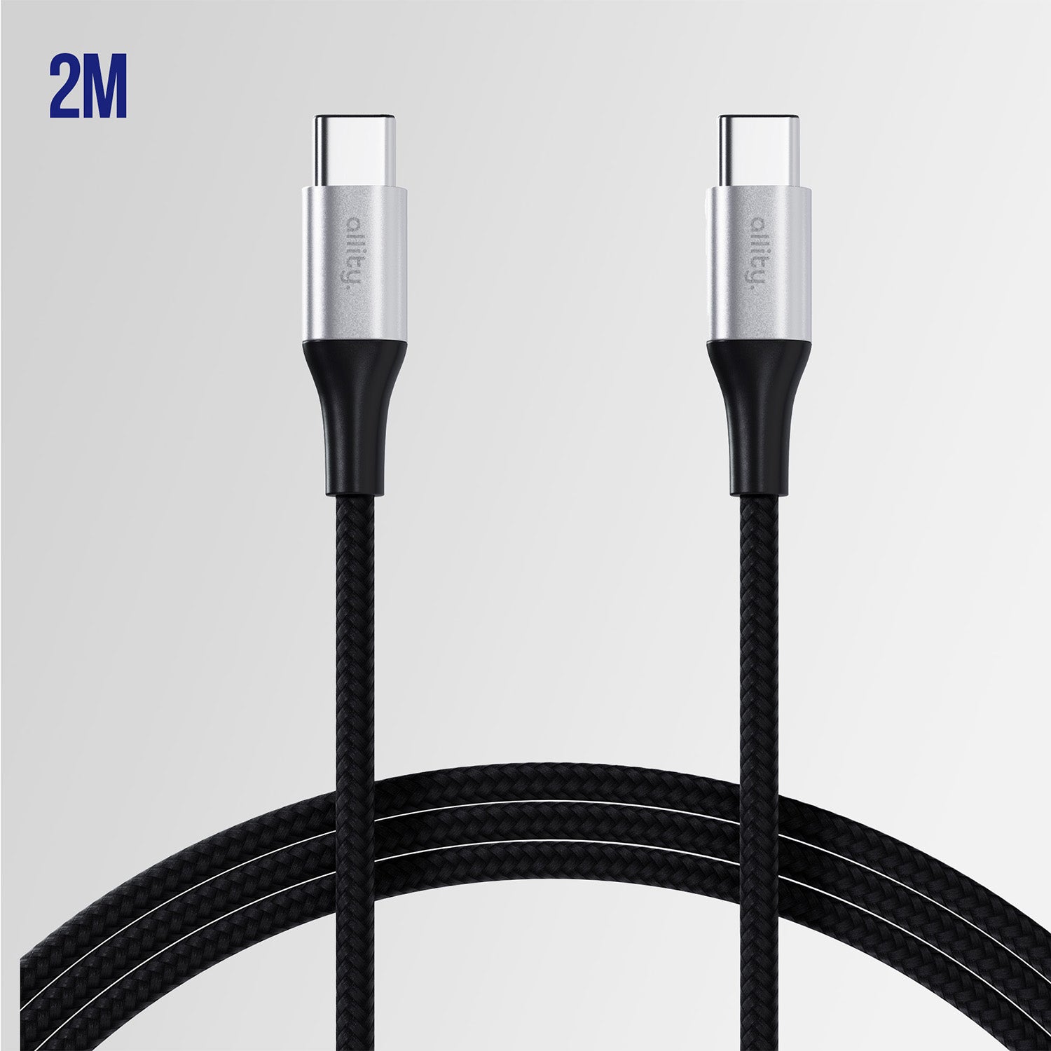 Καλώδιο Allity AUC-01 USB-c - USB-c 2,0 m 100W μαύρο
