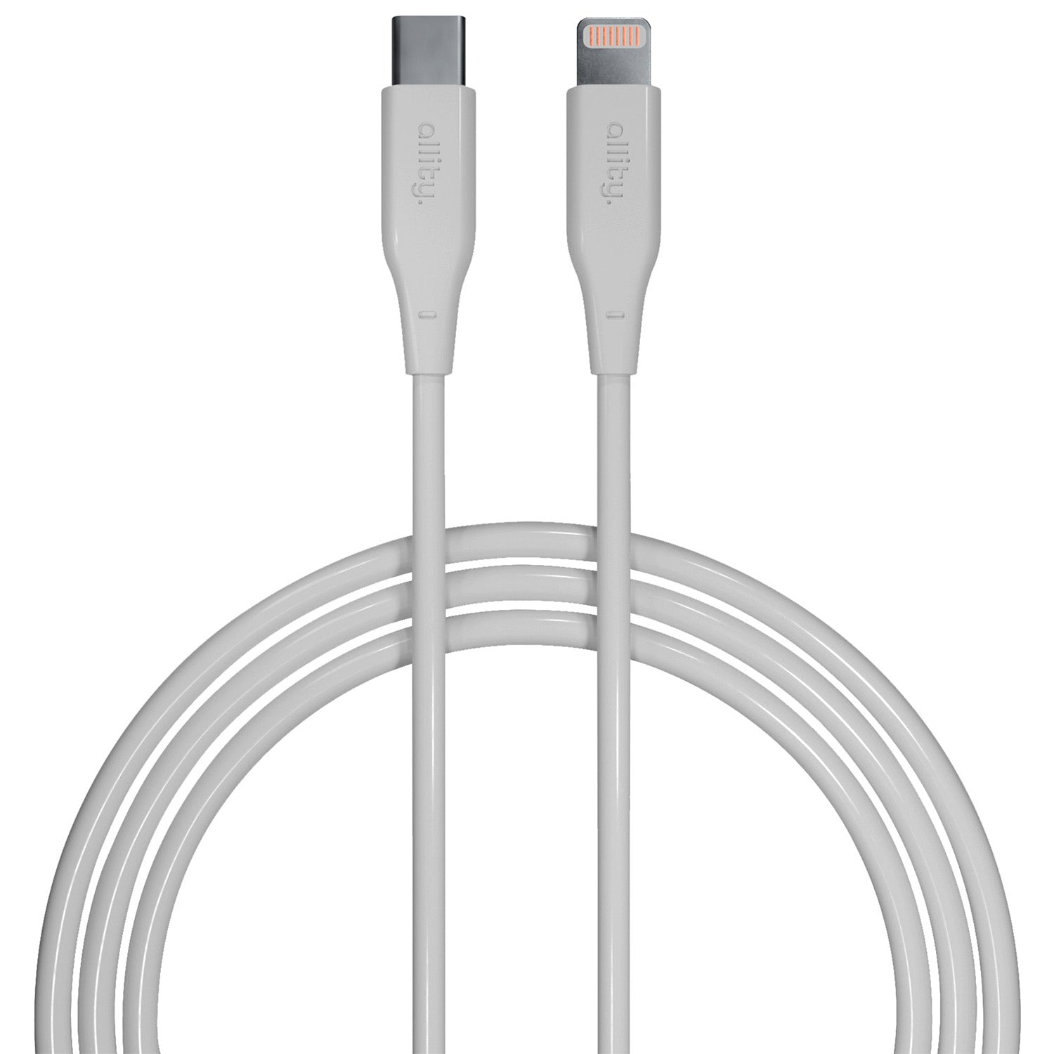 Καλώδιο Allity AUC-02 USB-c - lightning 1,0 m 27W λευκό