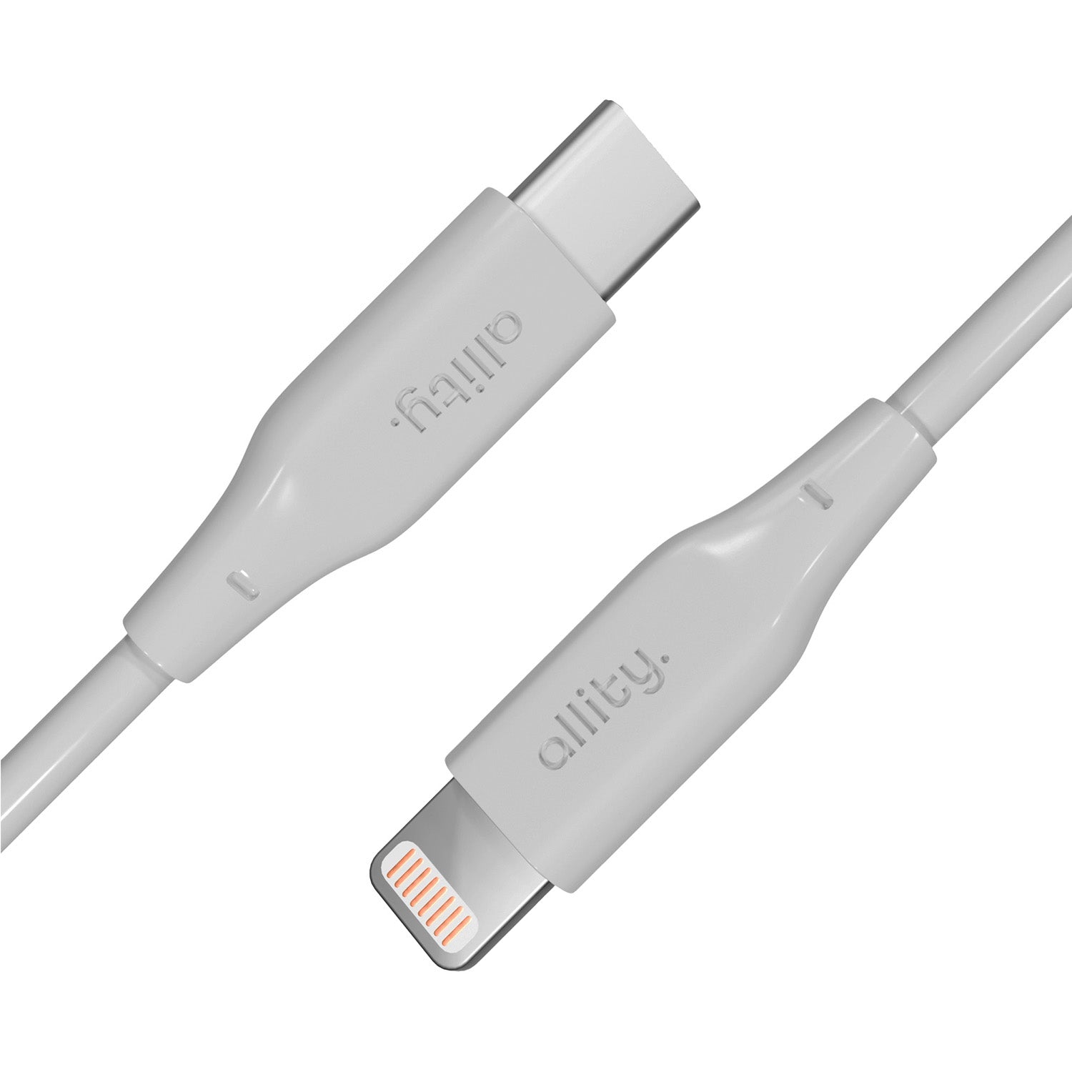 Καλώδιο Allity AUC-02 USB-c - lightning 1,0 m 27W λευκό