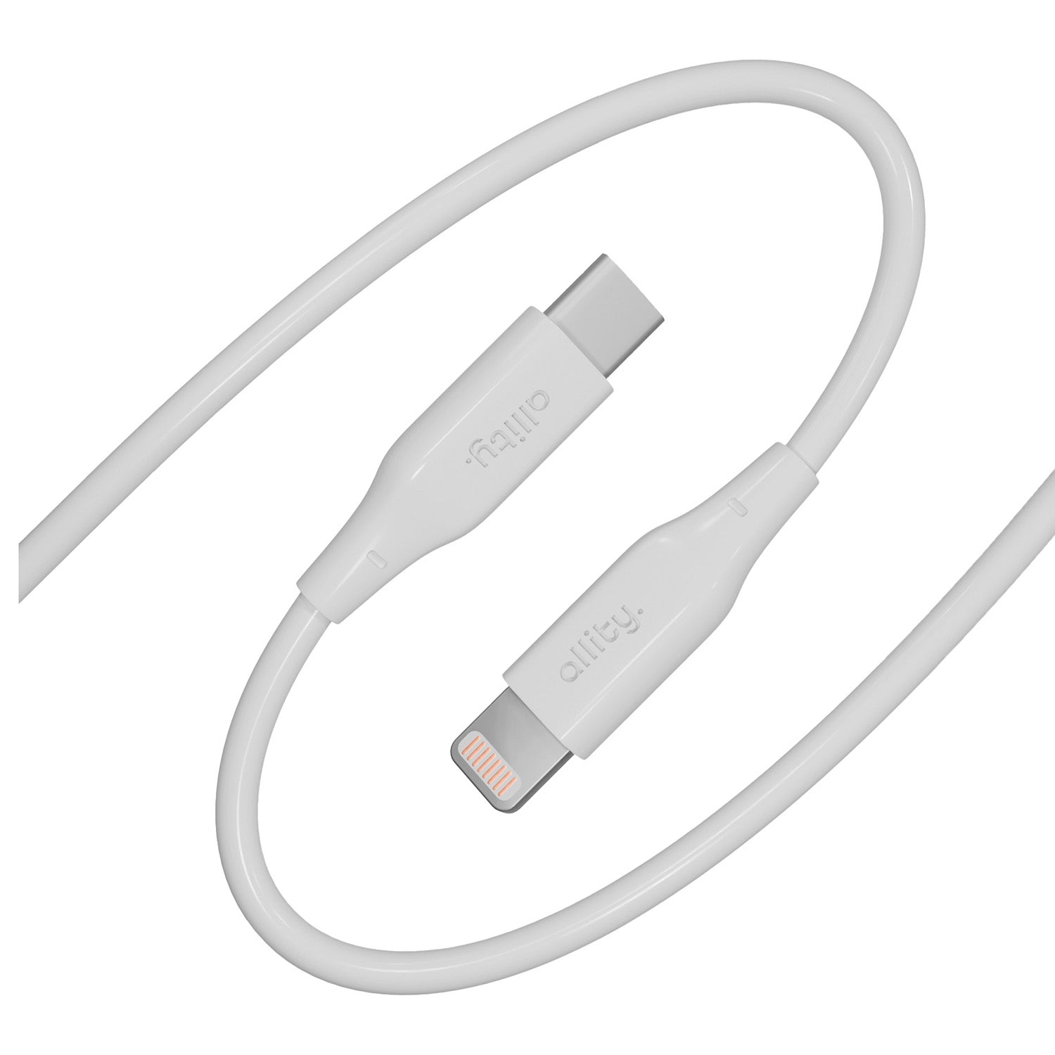 Καλώδιο Allity AUC-02 USB-c - lightning 2,0 m 27W λευκό