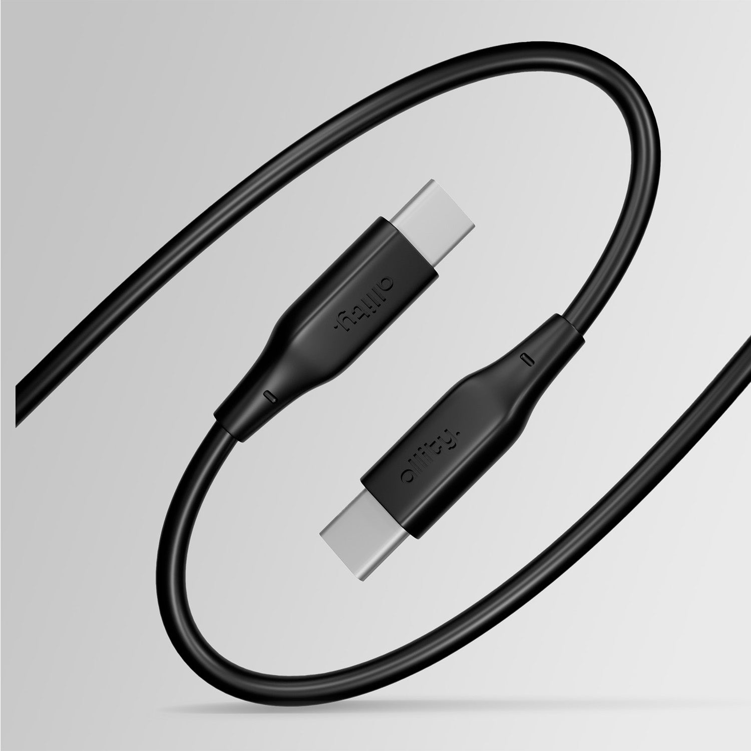 Καλώδιο Allity AUC-02 USB-C - USB-C 2,0 m 60W μαύρο