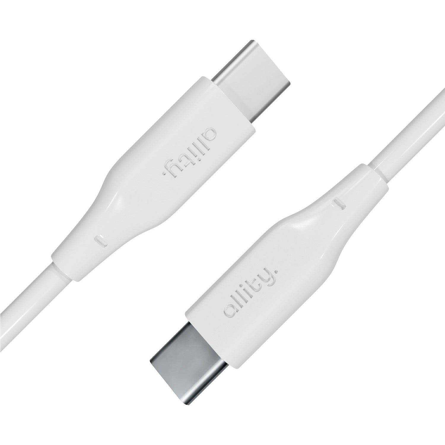 Καλώδιο Allity AUC-02 USB-c - USB-c 2,0 m 100W λευκό