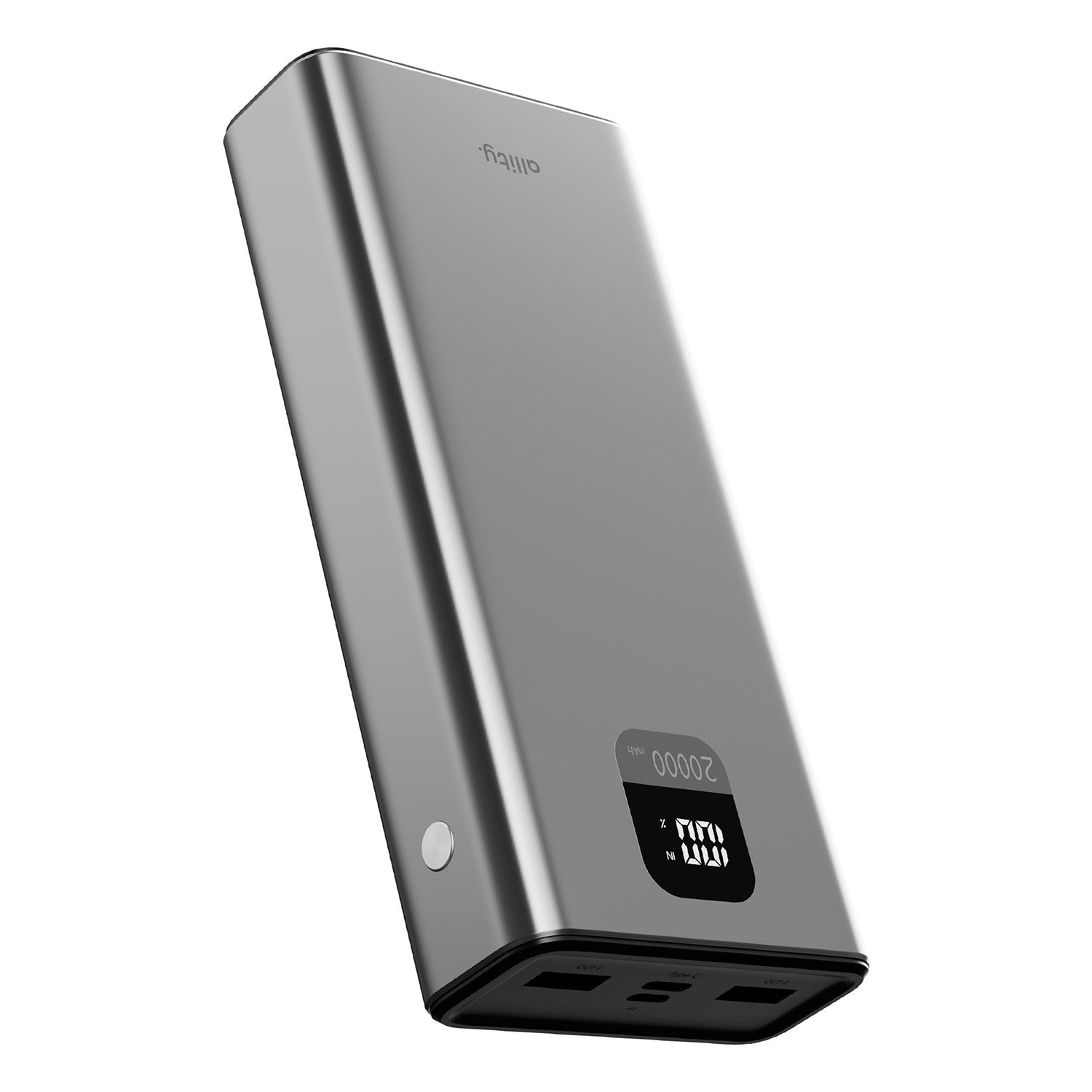 Power bank Allity APB-100 PD QC 22,5W 20.000 mAh γκρι